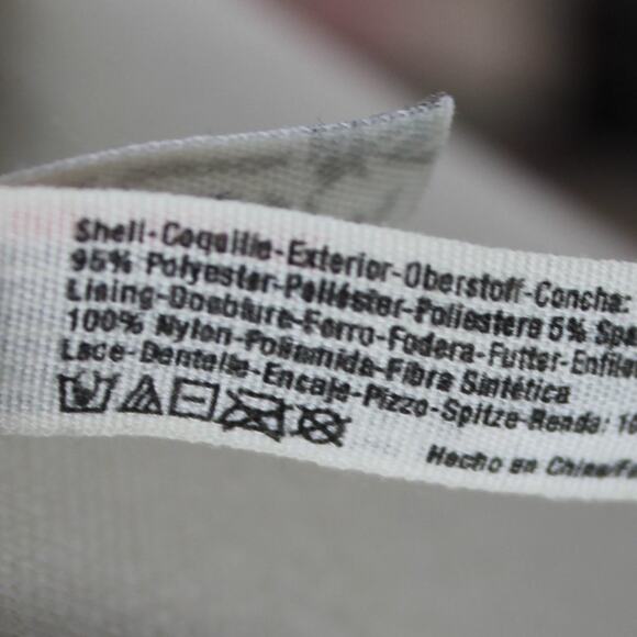 Intimately Women's Teens Bra Animal Print Raw Edge Eyelash Lace 34 A - Picture 8 of 12